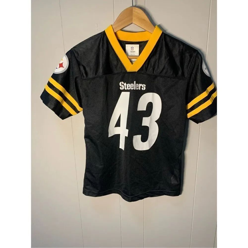 NFL Kids Pittsburgh Steelers 43 football jersey Polamalu Youth  Medium